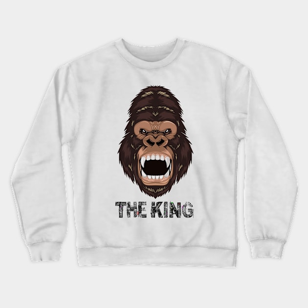 The King Crewneck Sweatshirt by G-Art Swiss